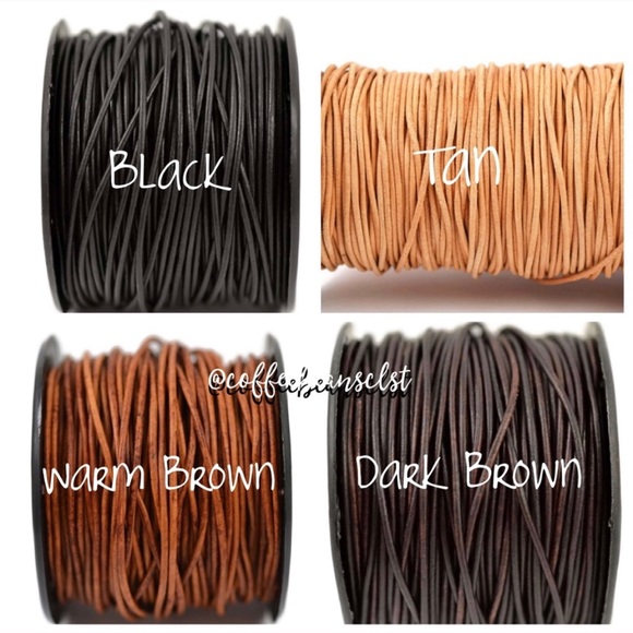 1 LEFT NEW Artisan Patina Copper Leather Necklace - Picture 5 of 8